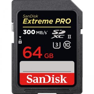 SanDisk Extreme Pro 64GB SDXC Card SDSDXPK-064G-ANCIN