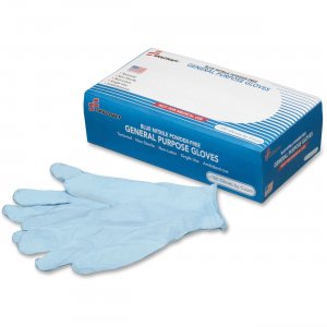 SKILCRAFT Blue Nitrile General Purpose Gloves 8415014920180 NSN4920180