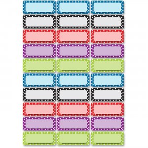 Ashley Dry Erase Dotted Nameplate Magnets 10079 ASH10079