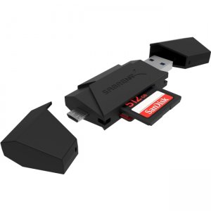 Sabrent 2-Slot Micro USB OTG and USB 3.0 Flash Memory Card Reader CR-UMMB