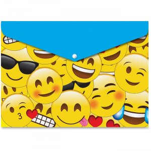 Ashley Emojis Design Snap Poly Folders 90601 ASH90601
