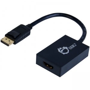 SIIG DisplayPort 1.2 to HDMI 4Kx2K 60Hz Active Adapter CB-DP1M11-S1