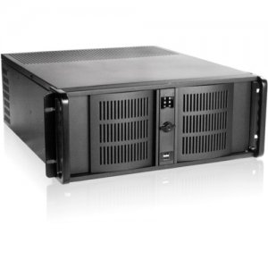 iStarUSA 4U Compact Stylish Rackmount Chassis with 500W Redundant Power Supply D-400-50R8PD8