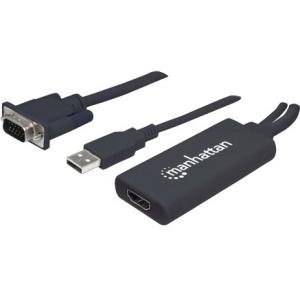 Manhattan VGA and USB to HDMI Converter 152426