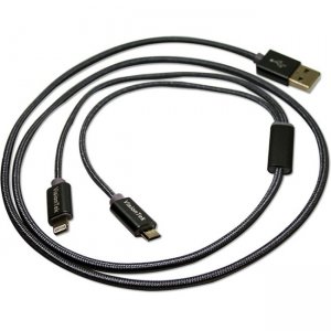 Visiontek Micro USB and Lightning to USB 2 Meter Cable 900929