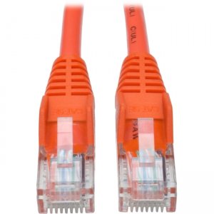 Tripp Lite Cat5e 350 MHz Snagless Molded UTP Patch Cable (RJ45 M/M), Orange, 5 ft N001-005-OR