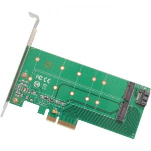 IO Crest PCI-Express 2.0 x4, 1x M.2 M-Key and 1x M.2 B-Key Card SI