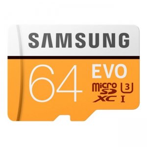 Samsung 64GB EVO microSDXC Card MB-MP64GA/AM
