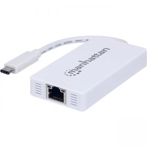 Manhattan Type-C to 3-Port USB 3.0 Hub with Gigabit Network Adapter 507608