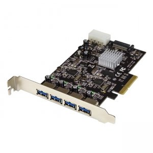 StarTech.com 4-Port USB 3.1 (10Gbps) Card - 4x USB-A with Two Dedicated Channels - PCIe PEXUSB314A2V