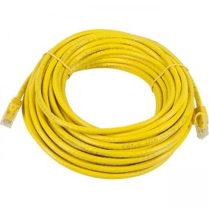 Monoprice FLEXboot Series Cat5e 24AWG UTP Ethernet Network Patch Cable, 50ft Yellow 11349