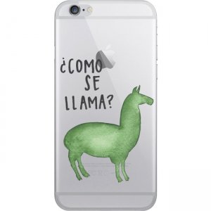OTM iPhone 7/6/6s Hybrid Clear Phone Case, Come Se Llama OP-IP7ACG-A-69