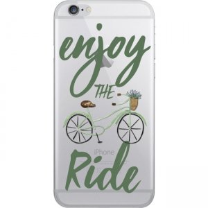 OTM iPhone 7/6/6s Plus Hybrid Clear Phone Case, Enjoy the Ride OP-IP7PACG-A-72