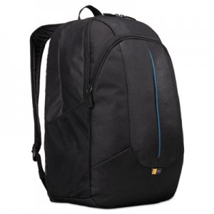 Case Logic Prevailer 17" Laptop Backpack, 12 1/2 x 12 1/4 x 18, Black with Blue Accent CLG3203405