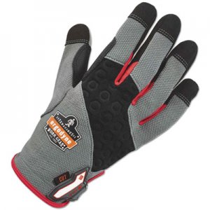 Ergodyne ProFlex 710CR Heavy-Duty + Cut Resistance Gloves, Gray, X-Large, 1 Pair EGO17125 17125