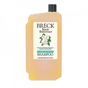 Breck Shampoo/Conditioner, Pleasant Scent, 1 L Bottle, 8/Carton DIA10002 10002