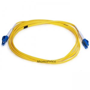 Monoprice Fiber Optic Cable, LC/LC, Single Mode, Duplex - 2 meter (9/125 Type) - Yellow 6201
