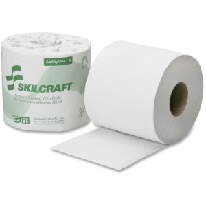 SKILCRAFT 1-Ply PCF Individual Toilet Tissue Rolls 8540016308728 NSN6308728