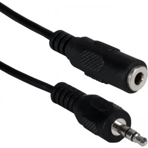 QVS 35ft 3.5mm Mini-Stereo Male to Female Speaker Extension Cable CC400-35