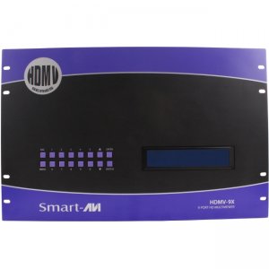 SmartAVI HDMV-9X 9-Port Full HD Multiviewer for a Single Monitor SM-HDMV-9XS