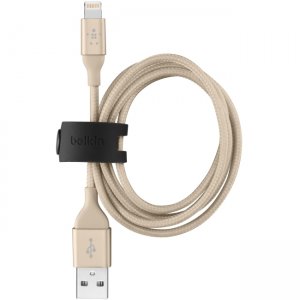 Belkin Lightning Sync and Charge Data Transfer Cable F8J188BT03-GLD