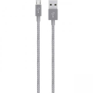 Belkin MIXIT↑ Metallic Micro-USB to USB Cable F2CU021BT04-GRY