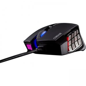 Corsair Scimitar PRO RGB Optical MOBA/MMO Gaming Mouse - Black CH-9304111-NA