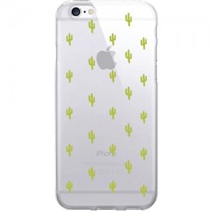 OTM Prints Clear Phone Case, Mini Cacti Green - iPhone 7/7S OP-IP7V1CG-A02-30