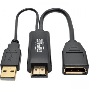 Tripp Lite HDMI to DisplayPort Active Converter 4K (M/F) P130-06N-DP-V2