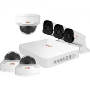 Revo Ultra HD 8 Channel 2TB NVR Security System with 6 4MP Security Cameras RU82MD3GB3G-2T