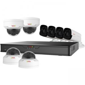 Revo Ultra HD 16 Channel 3TB NVR IR Surveillance System & 8 4MP Security Cameras RU162MD4GB4G-3T