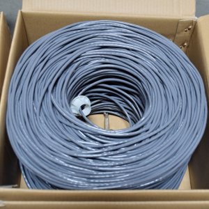 Premiertek Cat5e Bulk Cable 1000ft (Gray) CAT5E-1KFT-GY