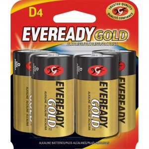 Energizer Gold Alkaline D Batteries A95BP4CT EVEA95BP4CT