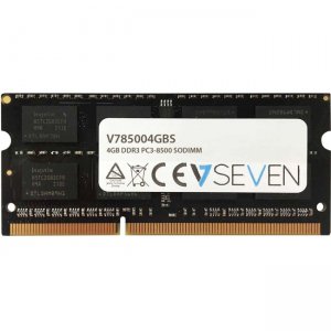 V7 4GB DDR3 PC3-8500 - 1066mhz SO DIMM Notebook Memory Module V785004GBS
