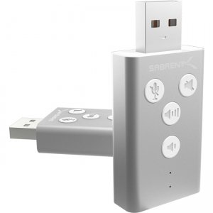Sabrent USB Audio Sound Adapter AU-DDAS-PK100 AU-DDAS