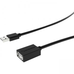 Sabrent 22AWG USB 2.0 Extension Cable - A-Male to A-Female [Black] 3 Feet CB-2030-PK100 CB-2030