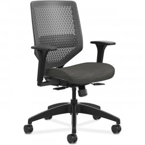 HON Solve Seating Charcoal Mid-back Task Chair SVR1ACLC10TK HONSVR1ACLC10TK