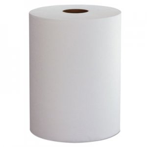 Morcon Paper Hardwound Roll Towels, 1-Ply, 10 x 800 ft, White, 6/CT MORW106 W106