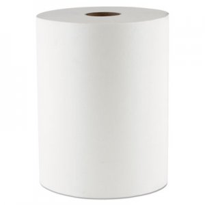 Morcon Paper Hardwound Roll Towels, 1-Ply, 10 x 550 ft, White, 6/CT MORVT106 VT106