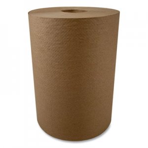 Morcon Paper Hardwound Roll Towels, 1-Ply, 10 x 800 ft, Kraft, 6/CT MORR106 R106