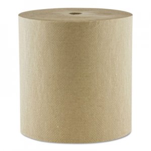 Morcon Paper Mor-Soft Hardwound Roll Towels,1-Ply, 8" x 800 ft, Kraft, 6/Carton MORVK999 MOR VK999