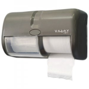 Morcon Paper Valay Toilet Tissue Dispenser, 11.5" x 6.5", Black, 8/Carton MORM1005 MOR M1005-8