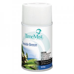 TimeMist Metered Aerosol Fragrance Dispenser Refill, Seaside Breeze,6.6oz Aerosol,12/CT TMS1048494 1048494
