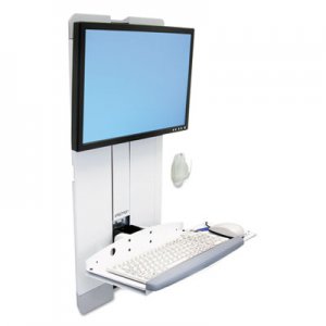 Ergotron StyleView Vertical Lift For High Traffic Areas, White ERG60593216 60-593-216