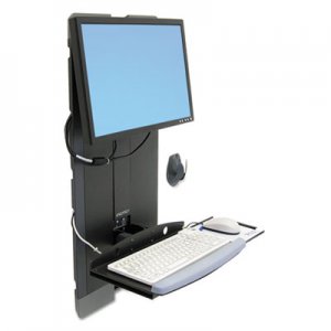 Ergotron StyleView Vertical Lift For High Traffic Areas, Black ERG60593195 60-593-195