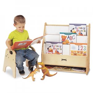 Jonti-Craft Toddler Pick-a-Book Stand, 24w x 9d x 25h, Birch JNT0071JC 0071JC