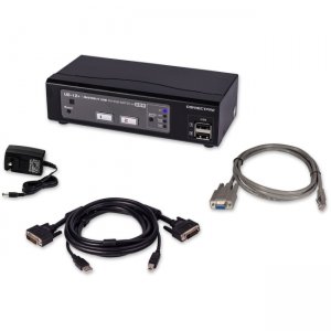Connectpro KIT - 2-Port USB DVI KVM Switch UD-12-PLUS-KIT-15 UD-12+