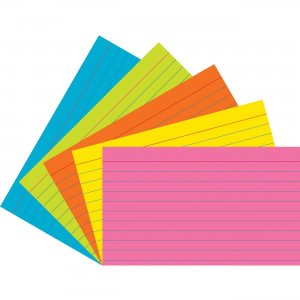 Pacon Super Bright Assorted Index Cards 1726 PAC1726