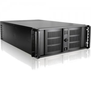 iStarUSA 4U Compact Stylish Rackmount Chassis with 500W Redundant Power Supply D-407P-50R8A