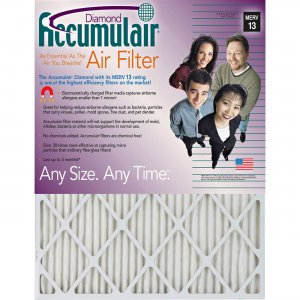 Accumulair Diamond Air Filter FD16X204 FLNFD16X204